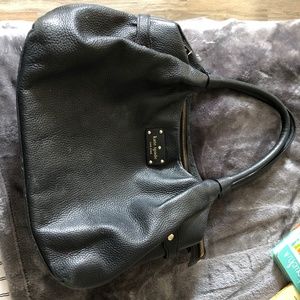Kate Spade black leather bag